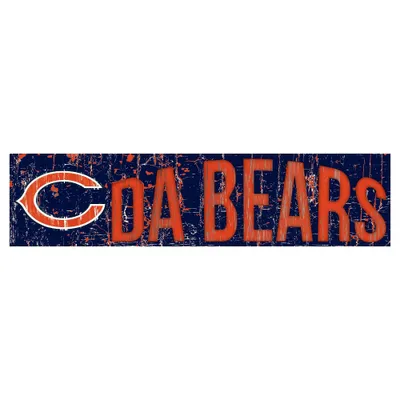 NFL Chicago Bears Fan Creations 24 Slogan Wood Sign
