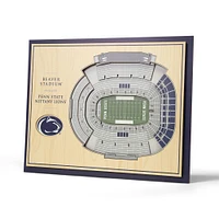 NCAA Penn State Nittany Lions 5-Layer Stadiumviews 3D Wall Art