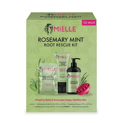 Mielle Organics Rosemary Mint Thickening Hair Treatment Cream Gift Set - 19.75oz/4pk