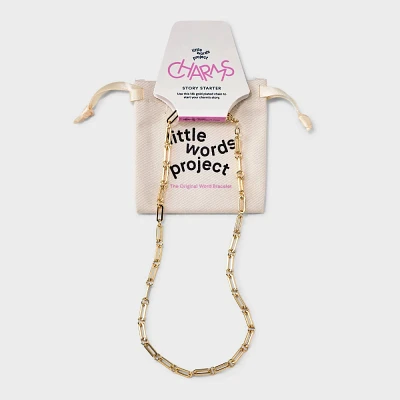 Little Words Project Charm Chain Necklace Base - Gold