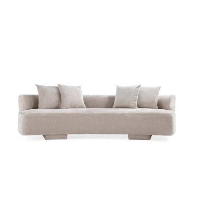 Manhattan Comfort 112 Verandah Modern Chenille Upholstered XL Sofa