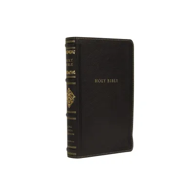 Kjv, Sovereign Collection Bible, Personal Size, Leathersoft, Black, Thumb Indexed, Red Letter Edition, Comfort Print - by Thomas Nelson