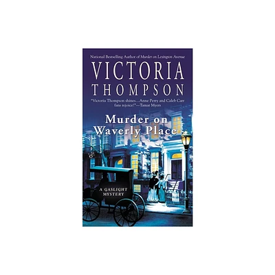 Murder on Waverly Place - (Gaslight Mystery) by Victoria Thompson (Paperback)