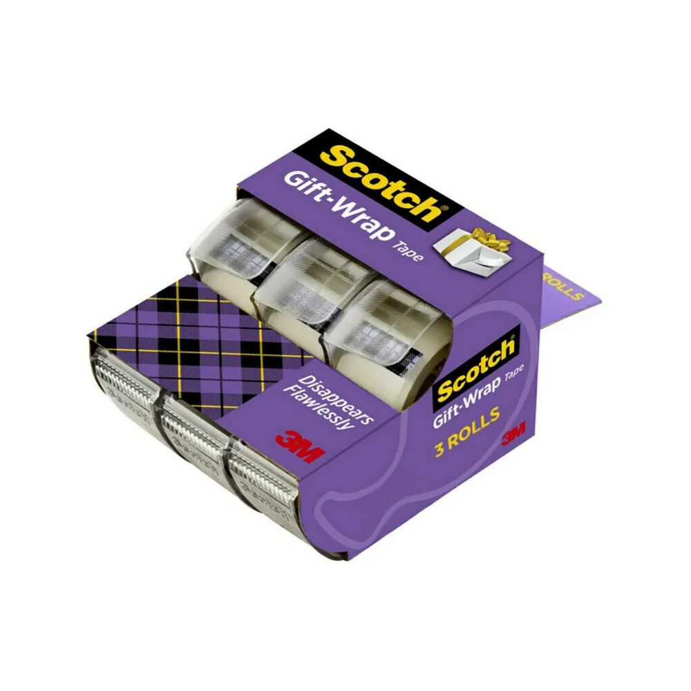 Scotch 3ct .75x350 Gift Wrap Tape