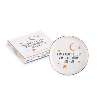 Stardust Wine Coaster What Doesnt Kill Us - Rosanna