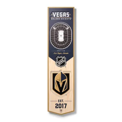 8 x 32 NHL Vegas Golden Knights 3D Stadium Banner