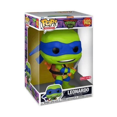 Funko POP! Movies: Teenage Mutant Ninja Turtles Mutant Mayhem - Jumbo Leonardo (Target Exclusive)