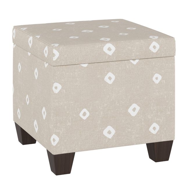 Skyline Furniture Fairland Storage Ottoman Tamara Natural