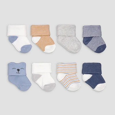 Carters Just One You 8pk Baby Boys Alt Terry Socks