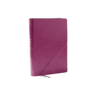 Kjv, Word Study Reference Bible, Leathersoft, Pink, Red Letter, Comfort Print - by Thomas Nelson (Leather Bound)