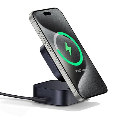 Baseus PicoGo Series 2-in-1 Magnetic Wireless Charger Qi2 67W - Cosmic Black