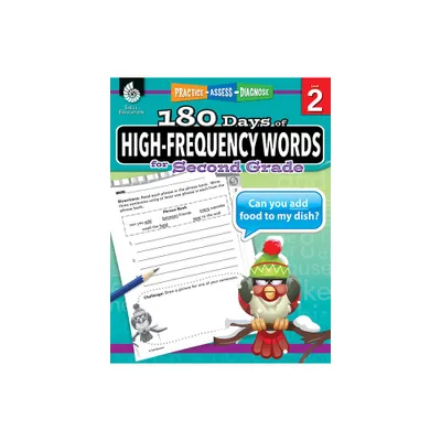 180 Days(tm) High-Frequency Words for Second Grade - (180 Days of Practice) by Adair Solomon (Paperback)