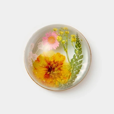 Floral Paperweight with Cork Base - Threshold