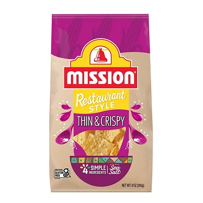 Mission Thin & Crispy Tortilla Chips - 9oz