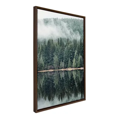 23 x 33 Sylvie Evergreen Reflections Framed Canvas by F2 Images