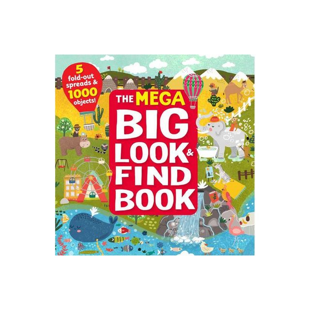 The Mega Big Look & Find Book - (Big Look and Find) by Inna Anikeeva & Clever Publishing (Hardcover)