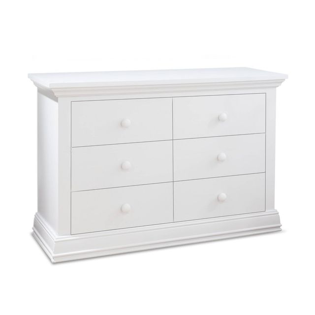 Sorelle Paxton 6 Drawer Double Dresser - White