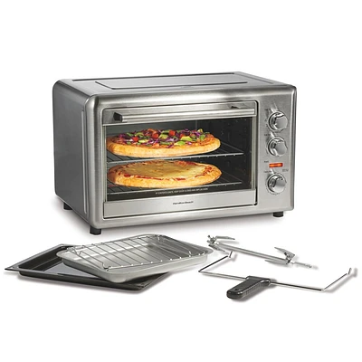 Hamilton Beach Countertop Oven with Convection & Rotisserie SS 31103D