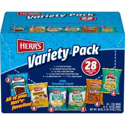 Herrs Variety Pack - 28ct