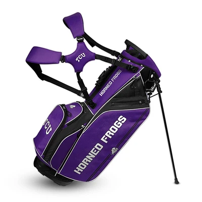 NCAA TCU Horned Frogs Team Effort Caddie Golf Bag