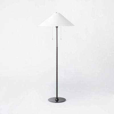 Floor Lamp Black (Includes LED Light Bulb) - Threshold designed with Studio McGee: Modern Pull Chain, ETL Listed