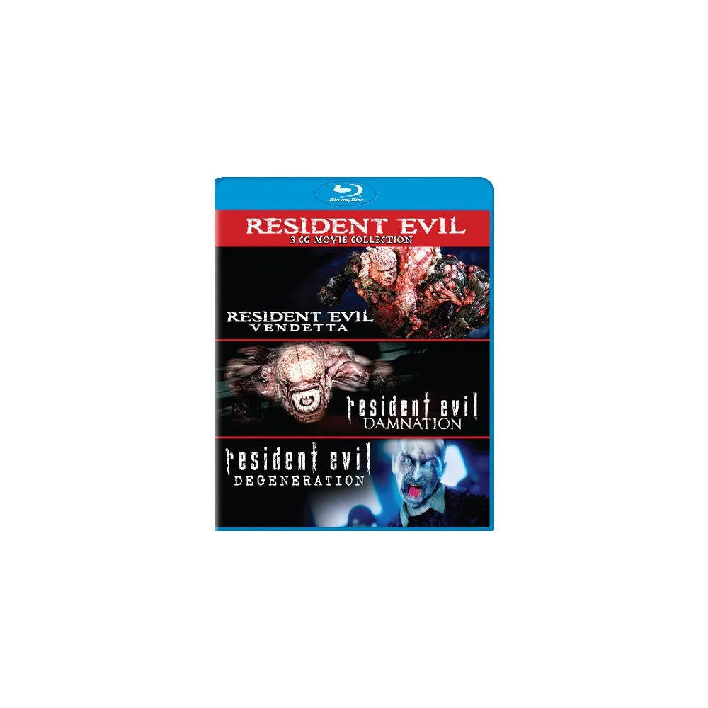 TARGET Resident Evil: Damnation / Resident Evil: Degeneration / Resident  Evil:Vendetta (Blu-ray) | The Market Place