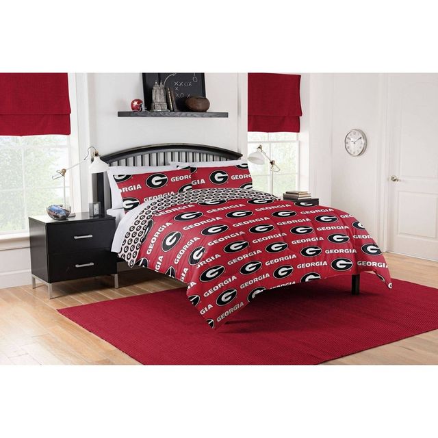 NCAA Georgia Bulldogs Rotary Bed Set