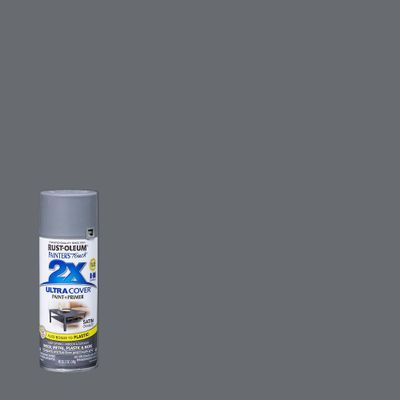 Rust-Oleum 12oz 2X Painters Touch Ultra Cover Satin Spray Paint Gray