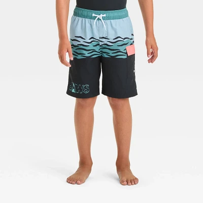 Boys JAWS Printed Swim Shorts