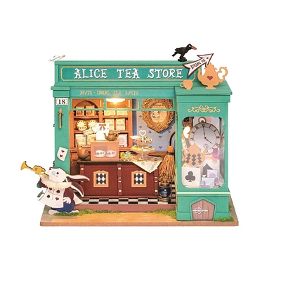 Hands Craft DIY Miniature House Kit Alices Tea Store