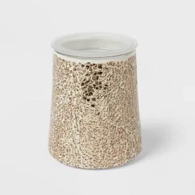 Mosaic Tile Metallic Gold Wax Warmer - Threshold