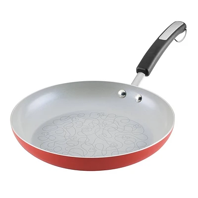 Farberware Disney Bon Voyage 11 Ceramic Nonstick Frying Pan Red