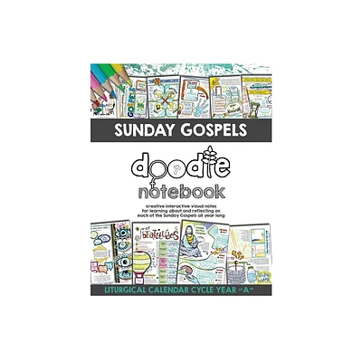 Sunday Gospels Doodle Notes (Year A in Liturgical Cycle) - by Brigid Danziger & Math Giraffe (Paperback)