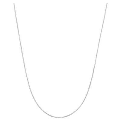 Adjustable Box Chain - Silver 16- 22