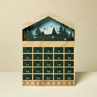 Wooden Drawer Christmas Advent Calendar - Hearth & Hand with Magnolia