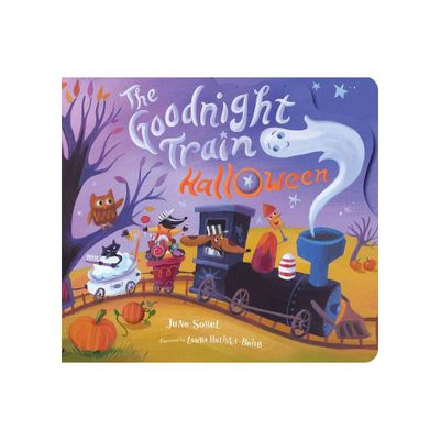 Goodnight Train Halloween Board Book - by June Sobel