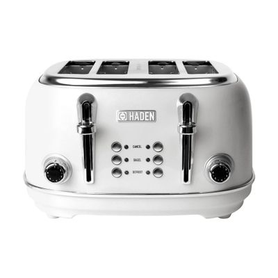 Haden Heritage 4-Slice Wide Slot Stainless Steel Toaster