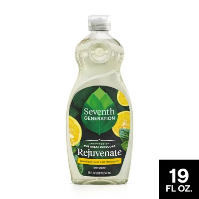 Seventh Generation Rejuvenating Yuzu Basil Liquid Dish Soap - 19 fl oz