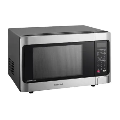 Cuisinart 1.3 cu ft Inverter/Sensor Microwave Oven: Countertop, 1100W, Child Lock, 11 Programs, Black