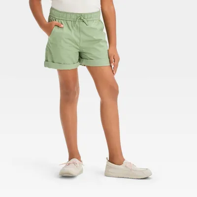 Girls Pull-On Woven Shorts