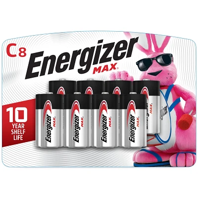 Energizer MAX C Batteries 8pk - Alkaline Battery