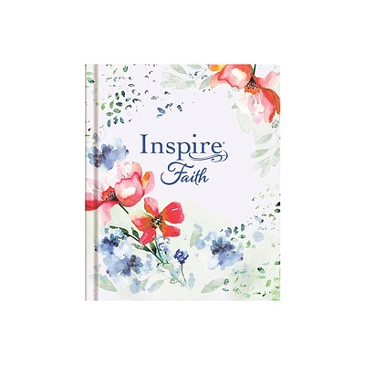 Inspire Faith Bible Large Print Nlt, Filament Enabled (Hardcover, Wildflower Meadow)