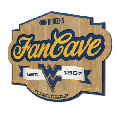 NCAA West Virginia Mountaineers Fan Cave Sign