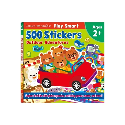 Play Smart 500 Stickers Outdoor Adventures - by Gakken Early Childhood Experts (Paperback)