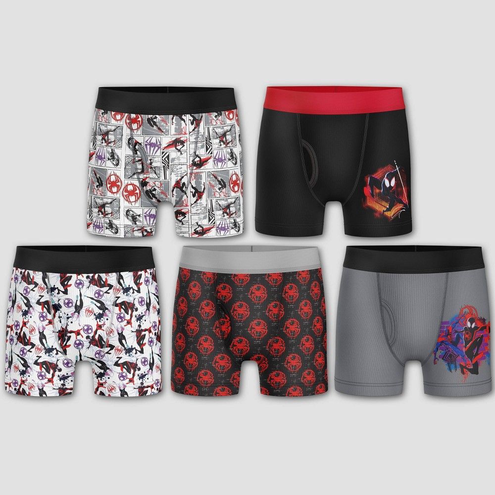 Spider Man Boys Marvel Spider-Man: Miles Morales 5pk Boxer Briefs | The  Market Place