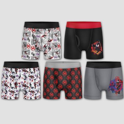 Boys Marvel Spider-Man: Miles Morales 5pk Boxer Briefs