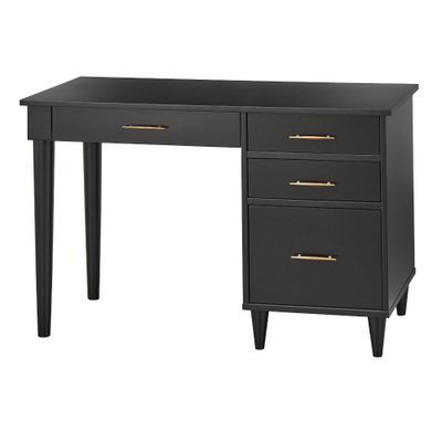 Ana Work Study Desk with Drawers - Lifestorey: Furniture