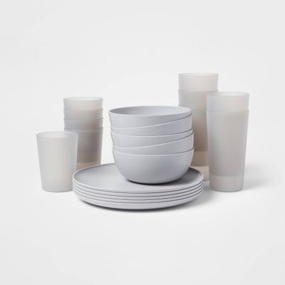 20pc Plastic Dinnerware Set  - Room Essentials