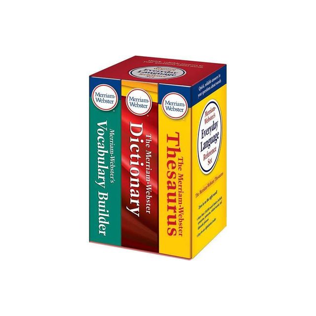 Merriam-Websters Everyday Language Reference Set - (Mixed Media Product)