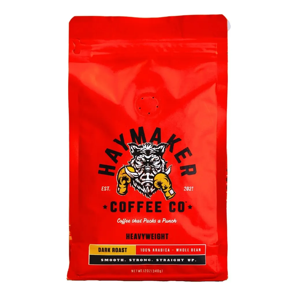 Haymaker Coffee Dark Roast Whole Beans -12oz